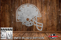 CUT READY, Clock Football Helmet, SVG, DXF