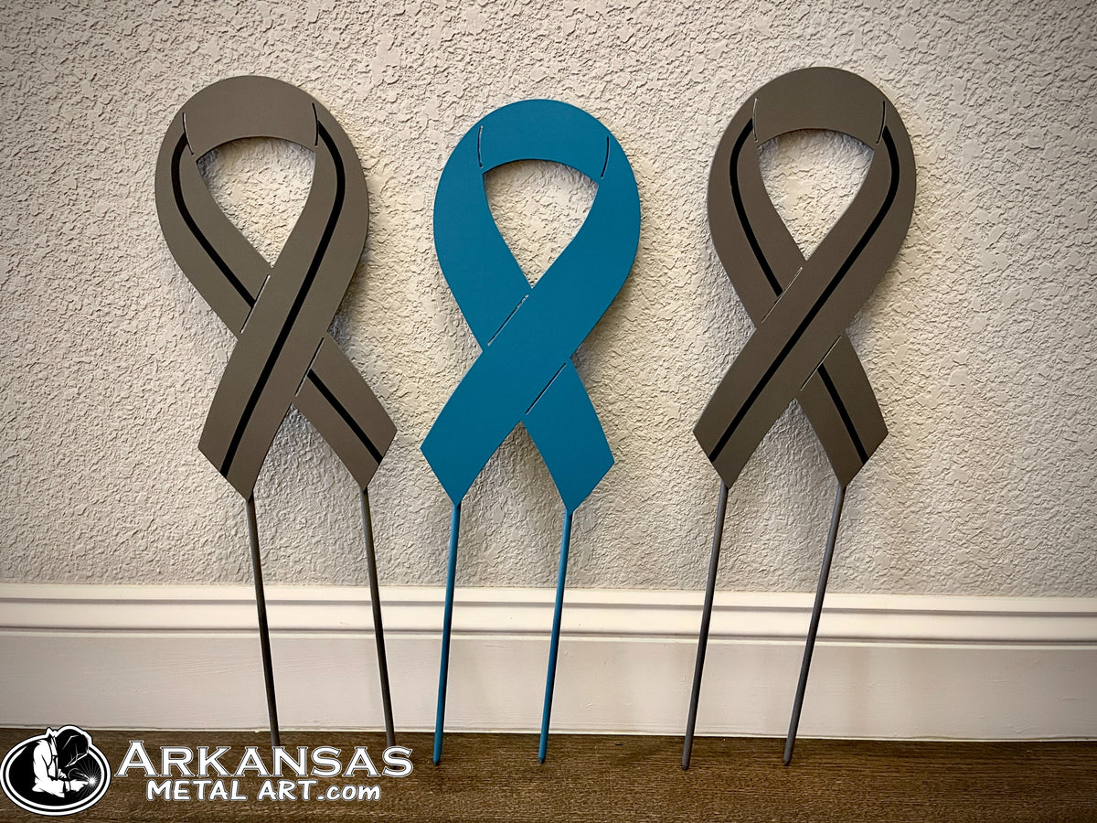 Cancer Ribbon – Arkansas Metal Art