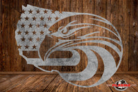 CUT READY, Unites States Eagle Flag, SVG, DXF