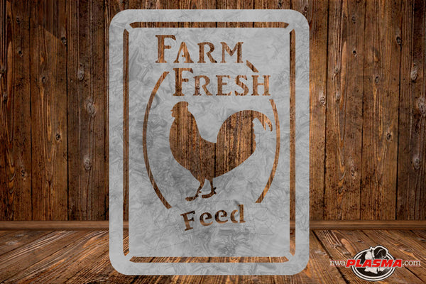 CUT READY, Farm Fresh Feed, SVG, DXF