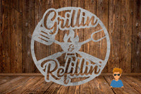 CUT READY, Grillin & Refillin, SVG, DXF