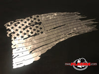 CLEARANCE Tattered American Flag