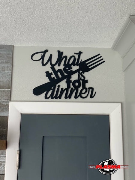 "What the fork is for dinner"