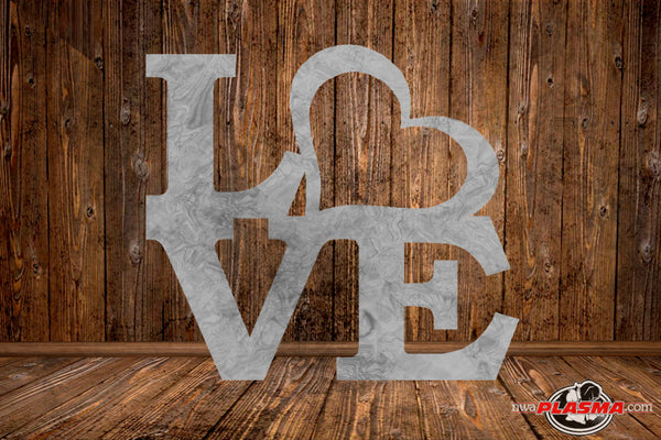 CUT READY, Love with Heart, SVG, DXF